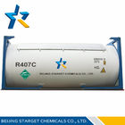 Líquido refrigerante da mistura da pureza R407c do líquido refrigerante 99,8% do OEM de R407c para sistemas de condicionamento de ar