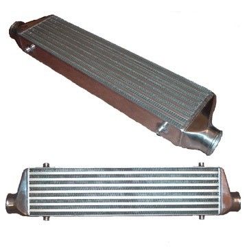 Permutador de calor compacto do tubo Finned do vácuo/refrigerador intermediário de alumínio para o carro
