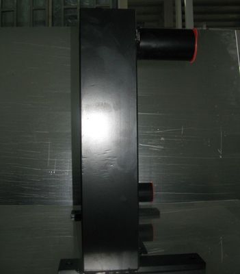 Aleta da placa preta que solda o permutador de calor do óleo hidráulico para a máquina escavadora/rolo vibratile