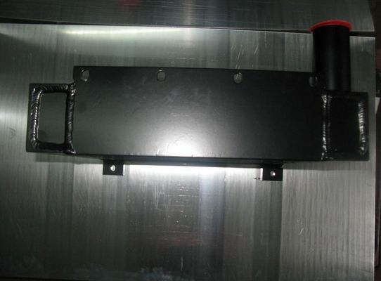 Aleta da placa preta que solda o permutador de calor do óleo hidráulico para a máquina escavadora/rolo vibratile