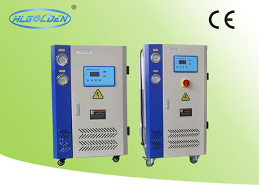 O refrigerador de água industrial da caixa azul, ar refrigerou o refrigerador de água portátil