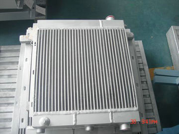 a Placa-aleta combinou o radiador do permutador de calor, refrigerador do óleo-ar para o compressor de ar do parafuso