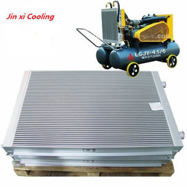 a Placa-aleta combinou o radiador do permutador de calor, refrigerador do óleo-ar para o compressor de ar do parafuso