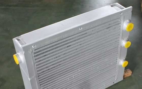 Aleta de alumínio da placa do refrigerador do permutador de calor do ar do óleo para o compressor de ar