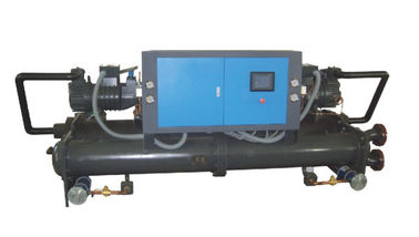 Refrigerador de refrigeração água do parafuso da máquina da modelação por injecção com compressor dobro