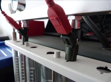 Máquina ultra-sônica do líquido de limpeza do injector de combustível suportável com exposição de diodo emissor de luz