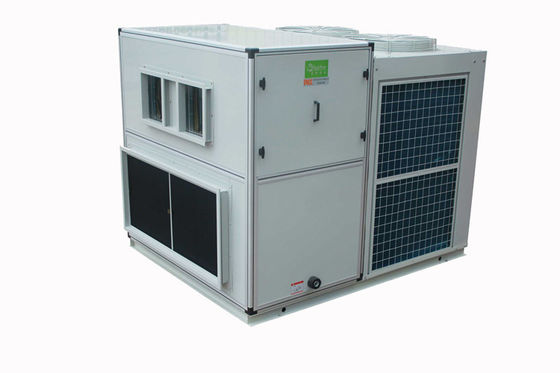 Areje o condicionador de ar central de refrigeração da unidade do telhado dos permutadores de calor com capacidade refrigerando 52KW