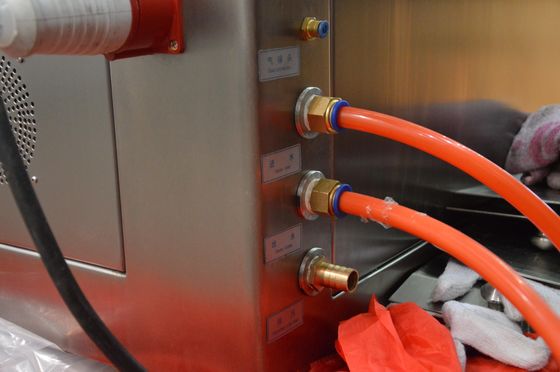 Máquina de granulagem do pó seco do tela táctil de Siemens vinda com refrigerador de água