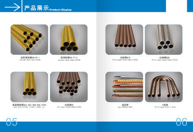 Tubo Finned de cobre do condensador, C12200/C12100/C68700/C70600/C71500