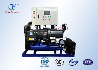 Parafuse a unidade do compressor com controle do PLC e o compressor de Bitzer CSH para a loja fria de R407C 2℃
