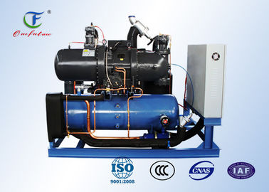 Parafuse a unidade do compressor com controle do PLC e o compressor de Bitzer CSH para a loja fria de R407C 2℃