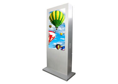 Assoalho da cabine de telefone que está o brilho alto 42" 46" 55" da exposição exterior do Signage de Digitas