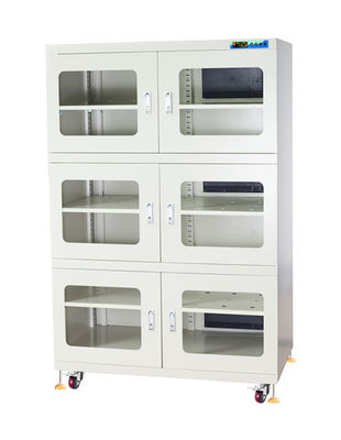 Armário de armazenamento branco da câmera do controle de umidade 1250L para a lente de câmeras