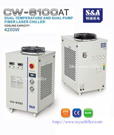 Refrigerador de água industrial para o laser CW-6100AT da fibra 500W