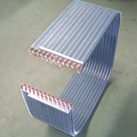 permutador de calor de alumínio do tubo de cobre da aleta do sistema de condicionamento de ar água fria/quente de 1.9MPa
